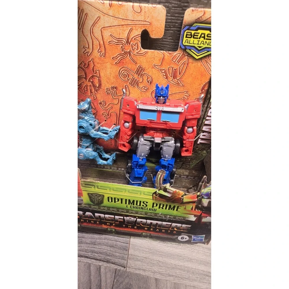 Transformers Rise of the Beasts Movie Weaponizer Optimus Prime Chainclaw Hasbro